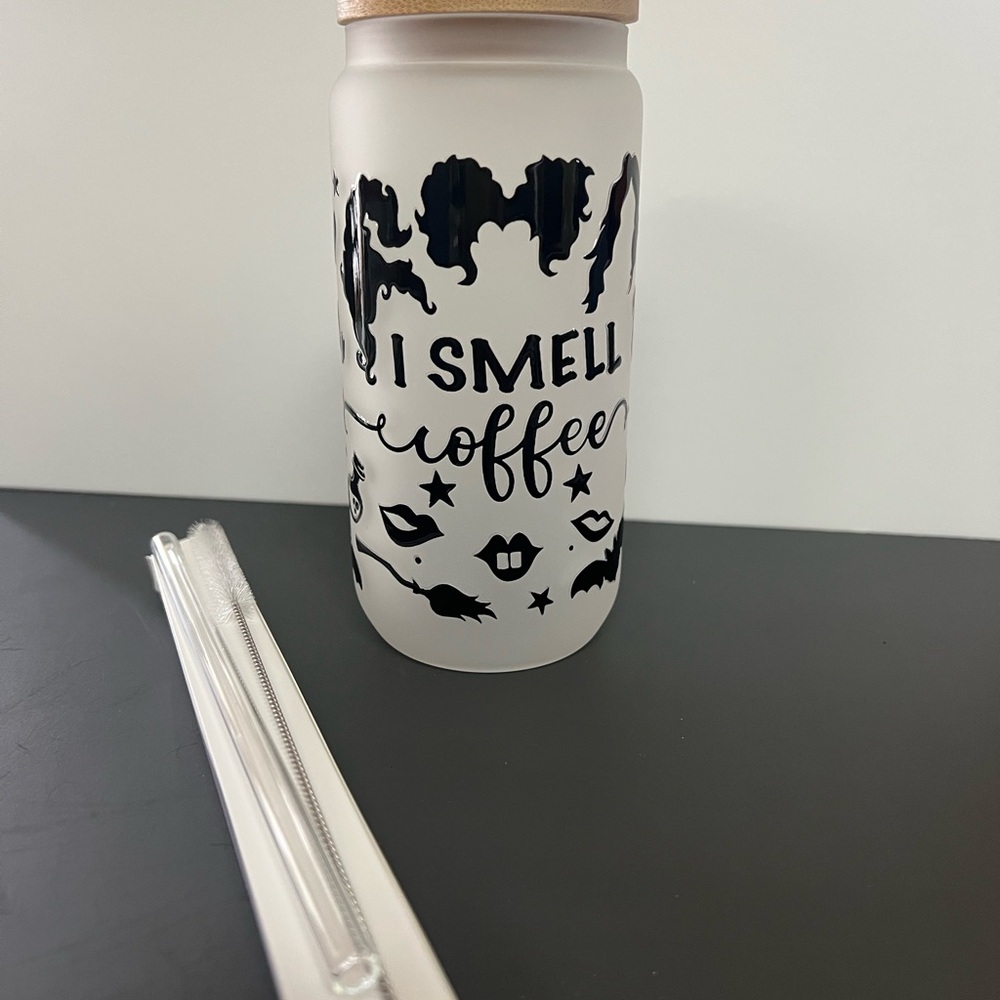 Frosted Cold Coffee Glass